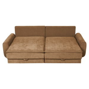 Разтегателен диван - тройка BALAMBA - охра Н37