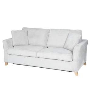 Разтегателен диван - тройка FIZI  - светлосив E05