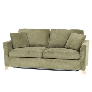 Разтегателен диван - тройка FIZI  - зелен Е75