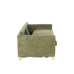 Разтегателен диван - тройка FIZI  - зелен Е75