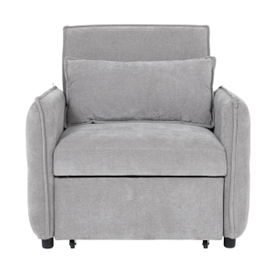 Разтегателен фотьойл AKETI - сив М11