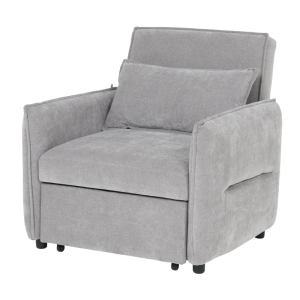 Разтегателен фотьойл AKETI - сив М11