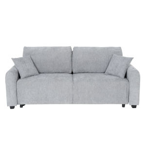 Разтегателен диван - тройка LOMELA - светлосив L03