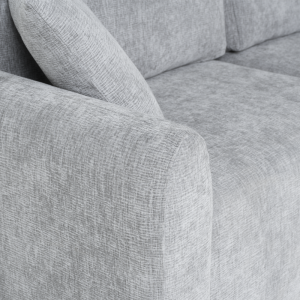 Разтегателен диван - тройка LOMELA - светлосив L03