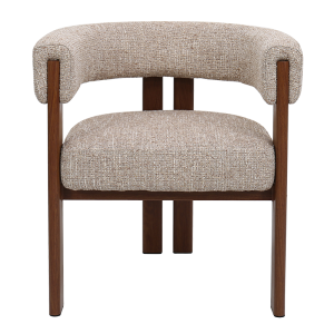 Трапезен стол DOMAR - кафяв 170 RS2