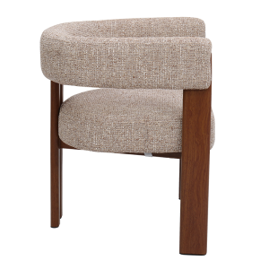 Трапезен стол DOMAR - кафяв 170 RS2