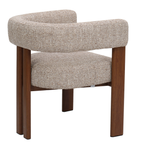 Трапезен стол DOMAR - кафяв 170 RS2