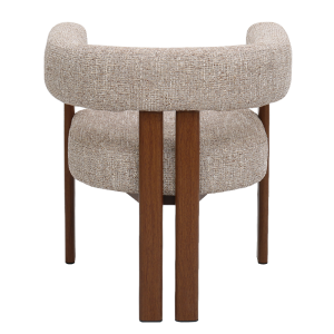 Трапезен стол DOMAR - кафяв 170 RS2