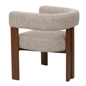 Трапезен стол DOMAR - кафяв 170 RS2