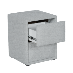 Нощно шкафче за спалня DIANA - светлосив 326