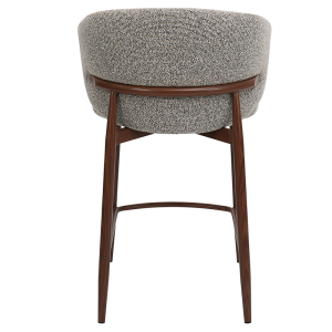 Бар стол MEMO - черен -кафяв 170 WAL