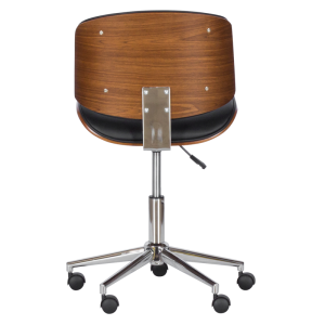 Работен офис стол Carmen 6403 - орех - черен