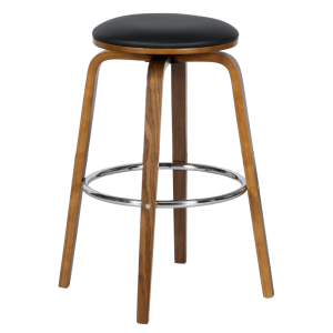 Бар стол Carmen 4030 - орех/черен