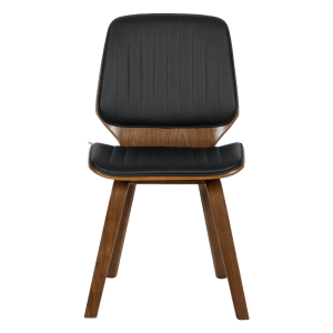 Трапезен стол Carmen 9978 - орех/черен