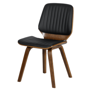 Трапезен стол Carmen 9978 - орех/черен