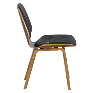 Трапезен стол Carmen 9978 - орех/черен