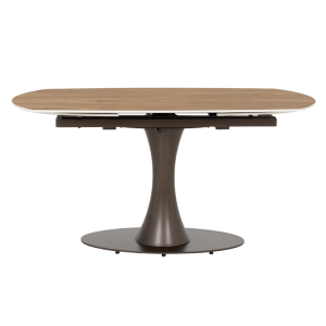 Разтегателна трапезна маса CARLOS - тъмен орех