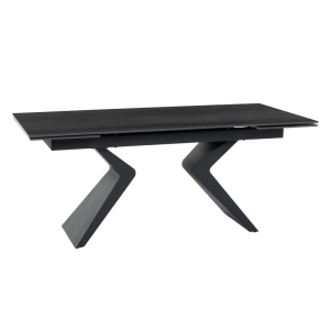 Разтегателна трапезна маса GUAMA - черна