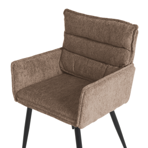 Трапезен стол с подлакътници IKSAN - кафяв R38