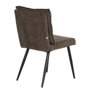 Трапезен стол IKSAN - тъмнокафяв R45