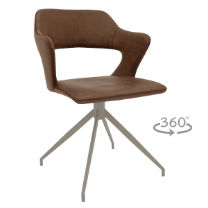 Трапезен стол RAPLA 1 - кафяв 16