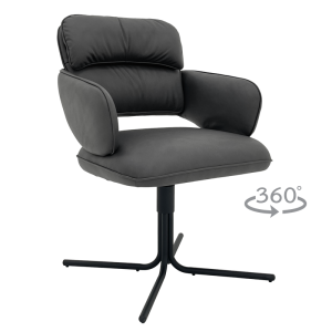 Трапезен стол RAKVERE - тъмносив 11