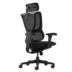 Ергономичен стол ERGOHUMAN IOO BUDGET 2 - черна рамка - черен