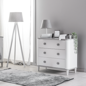 Скрин за дрехи с три чекмеджета ADEN