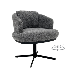 Трапезен стол RAPINA - черен 460