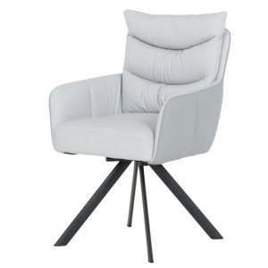 Трапезен стол LURGAN - сив 68