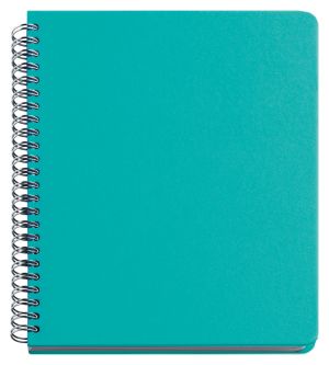 Бележник със спирала Сатурн, А5, светлосин