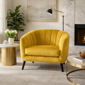 Кресло GRETA - жълт HLR