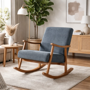 Люлеещ стол PEDRO - орех - син