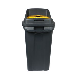 Кош за отпадъци Planet, за разделно събиране, 50 L, жълт