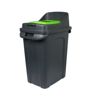 Кош за отпадъци Planet, за разделно събиране, 50 L, зелен