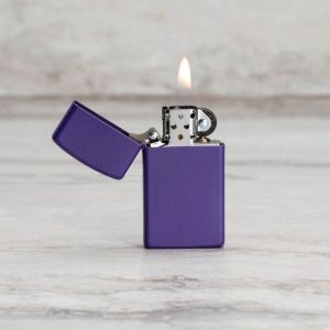 Zippo Запалка 1637 - Slim Purple Matte