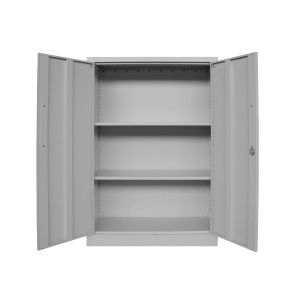 Шкаф RFG, метален, с два рафта, 900 х 400 х 1300 mm, сив