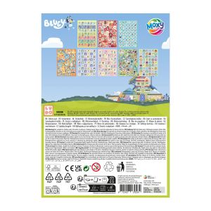 Moxy Книжка със стикери, А5, Bluey