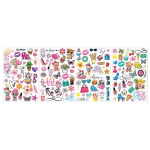 Moxy Комплект татуировки Besties, асорти, 48 броя