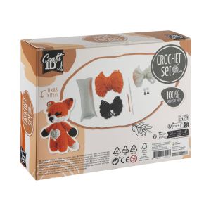 Craft ID Комплект за плетене на една кука Лисица, 13 х 8.5 х 17 cm