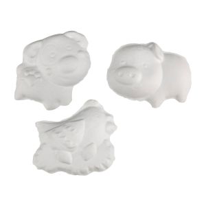 Moxy Комплект направи и оцвети гипсови животни от фермата