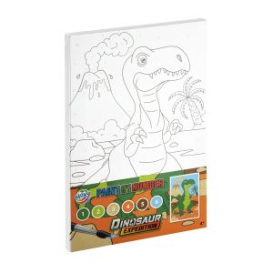 Moxy Платно за оцветяване по номера Динозавър, оранжево