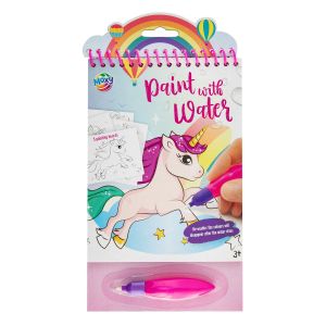 Moxy Комплект за рисуване с вода Еднорог, с включена химикалка