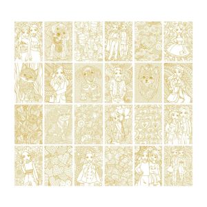 Moxy Книжка за оцветяване Besties, А4, 24 листа