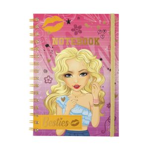 Moxy Тетрадка Besties, A5, 60 листа, розова