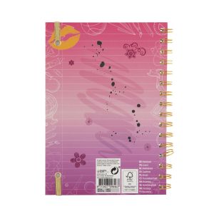 Moxy Тетрадка Besties, A5, 60 листа, розова