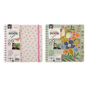 Craft ID Скрапбук, 20.5 х 20.5 cm, 40 листа, асорти, 12 броя