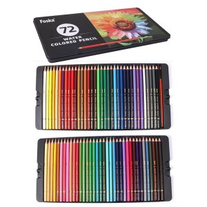 Foska Акварелни моливи, 72 цвята, в метална кутия