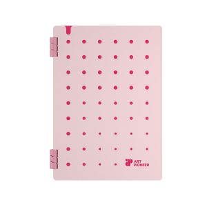 Art Pioneer Органайзер Soft Spiral, A5, със спирала, 50 листа, розов