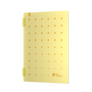 Art Pioneer Органайзер Soft Spiral, A5, със спирала, 50 листа, жълт
